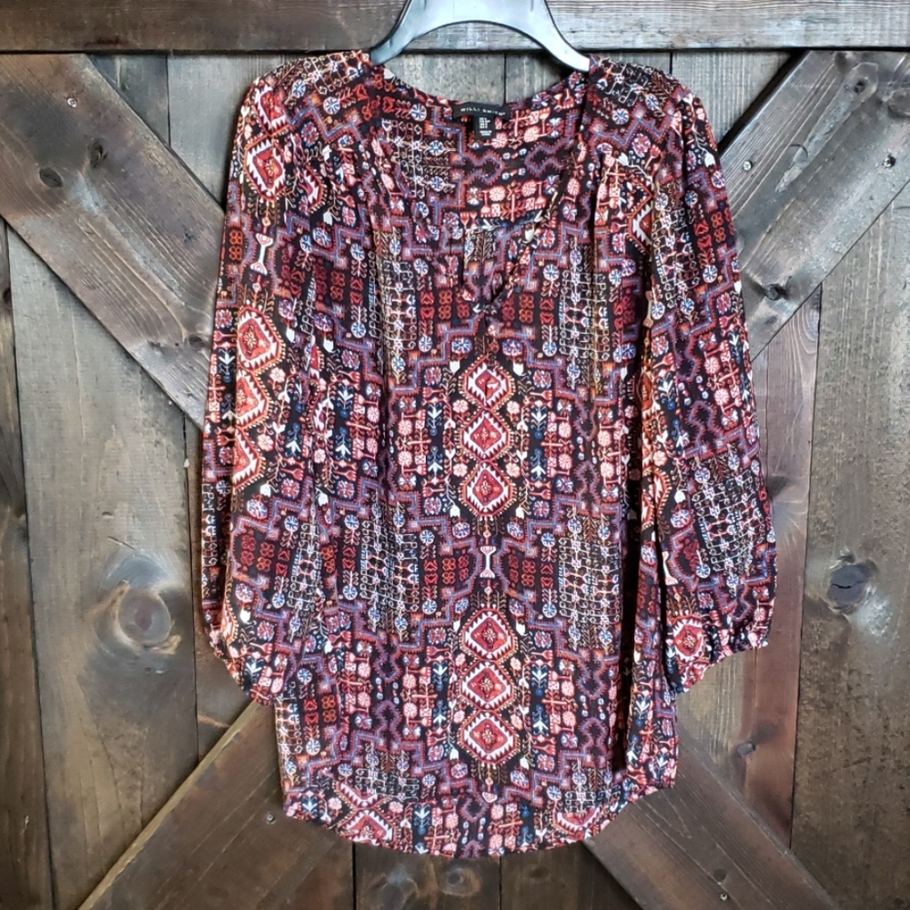 NWT Willi Smith boho top
